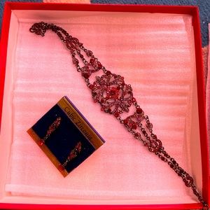 Wholesale - 10 crystal necklace & earring sets plus 2 necklaces